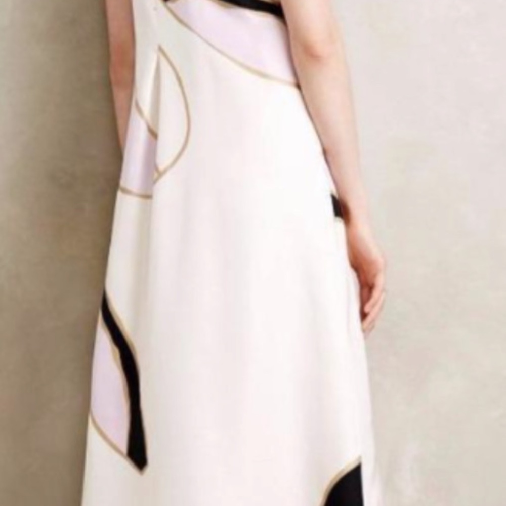 NWOT Cynthia Rowley x Anthropologie Petaline Trapeze A-line Maxi Dress : Size 4 - Picture 2 of 9